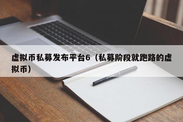 虚拟币私募发布平台6(私募阶段就跑路的虚拟币)