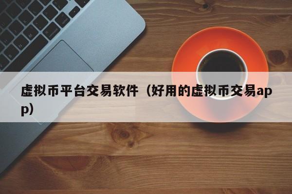 虚拟币平台交易软件(好用的虚拟币交易app)