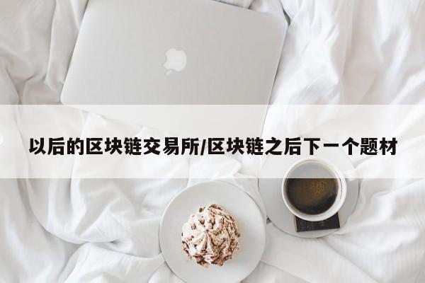 以后的区块链交易所/区块链之后下一个题材