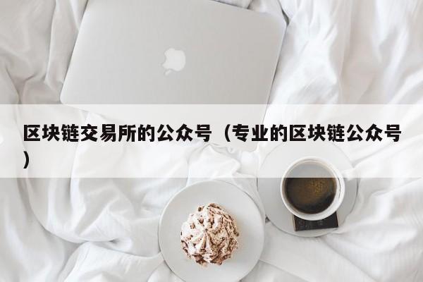 区块链交易所的公众号(专业的区块链公众号)