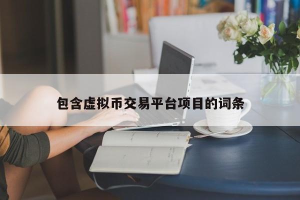 包含虚拟币交易平台项目的词条