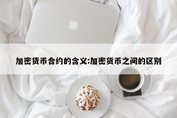 加密货币合约的含义:加密货币之间的区别