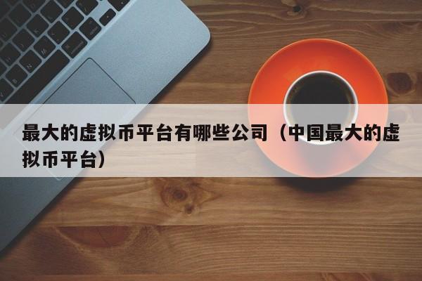最大的虚拟币平台有哪些公司(中国最大的虚拟币平台)